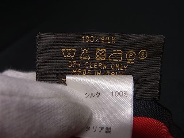 LOUIS VUITTON ルイヴィトン リボンスカーフ M73964 マルチカラー シルク100% レディース 美品