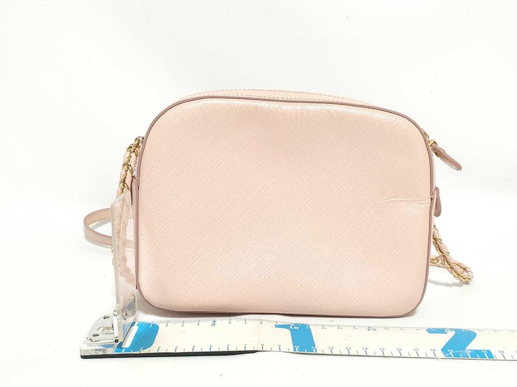 Salvatore Ferragamo フェラガモ ショルダーバッグ ヴァラリボン FZ21 F568 ピンク レザー レディース チェーン ゴールド金具
