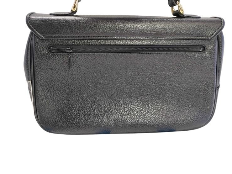 BURBERRY バーバリー ハンドバッグ ブラック レザー レディース ゴールド金具