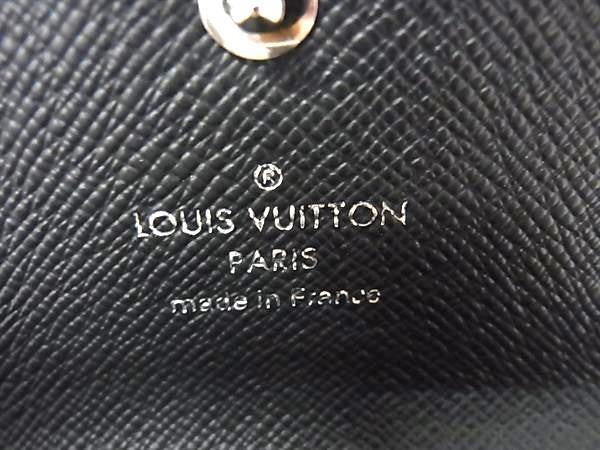 LOUIS VUITTON ルイヴィトン キーケース ミュルティクレ 6 N62662 ブラック系 ダミエ グラフィット キャンバス × レザー メンズ 6連 超美品
