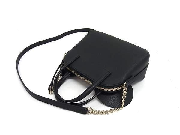 KATE SPADE ケイトスペード ハンドバッグ ディズニー コラボ ミニーマウス マイクロ サッチェル WKRU6606 ブラック系×レッド系 レザー レディース 2WAY ショルダーバッグ 超美品