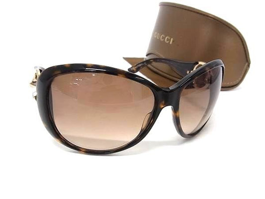 GUCCI グッチ サングラス GG3030/S ブラウン系×レンズ クリアブラウングラデーション系 プラスチック ユニセックス べっ甲調 美品