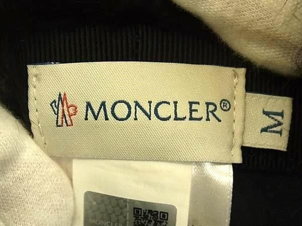 MONCLER モンクレール ハット フライトキャップ A2-093-00361-00-04992 ブラック系 ナイロン100%×フォックスファー ユニセックス 美品