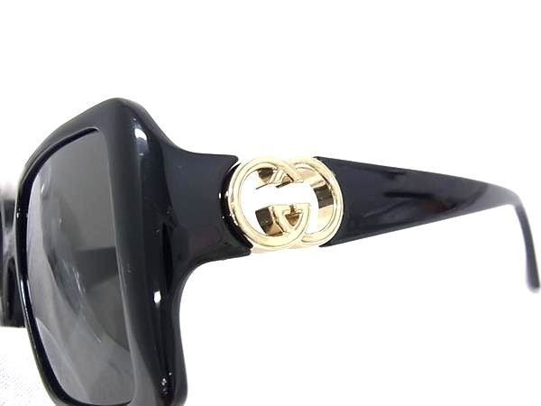 GUCCI グッチ サングラス インターロッキングG GG1692SA ブラック系×レンズ クリアブラック系 プラスチック ユニセックス 美品