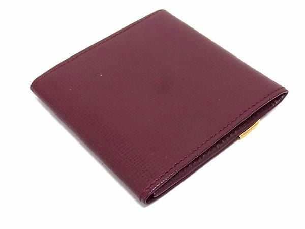 CARTIER カルティエ コインケース マストライン ボルドー系 レザー ユニセックス ゴールド金具 新品未使用展示品