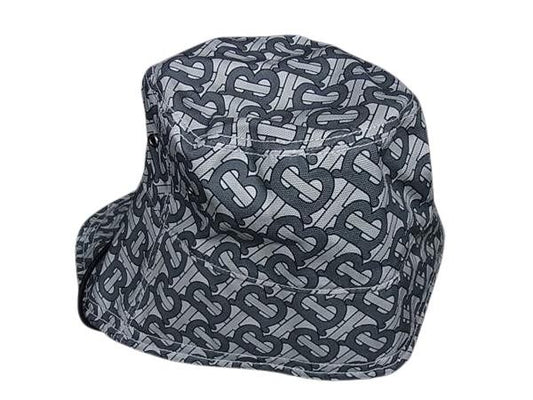BURBERRY バーバリー キャップ TBモノグラム グレー系 コットン100% メンズ 超美品