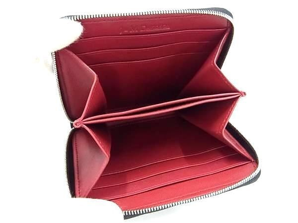 J&M DAVIDSON デヴィッドソン コインケース ブラック系 レザー ユニセックス ラウンドファスナー 超美品