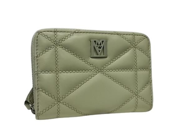 MCM エムシーエム コインケース MYL DSLM01 J3001 ライトベージュ系 レザー レディース ラウンドファスナー 新品未使用展示品