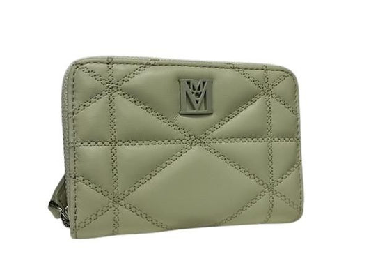 MCM エムシーエム コインケース MYL DSLM01 J3001 ライトベージュ系 レザー レディース ラウンドファスナー 新品未使用展示品