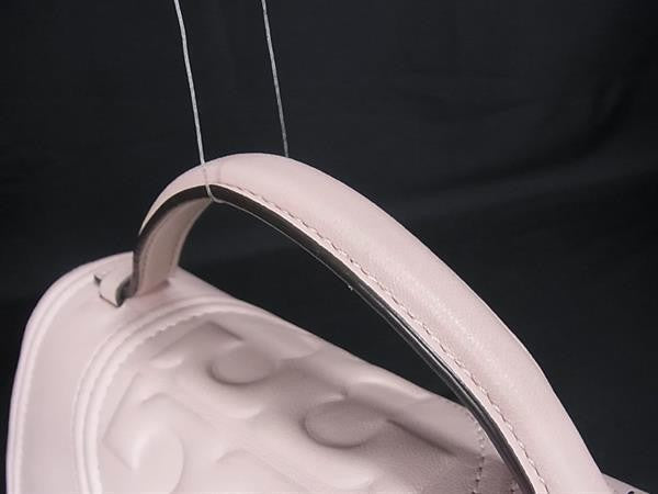 TORY BURCH トリーバーチ ハンドバッグ フレミング ソフト トップハンドル サッチェル ピンク系 レザー レディース 2WAY ショルダーバッグ タッセル 美品