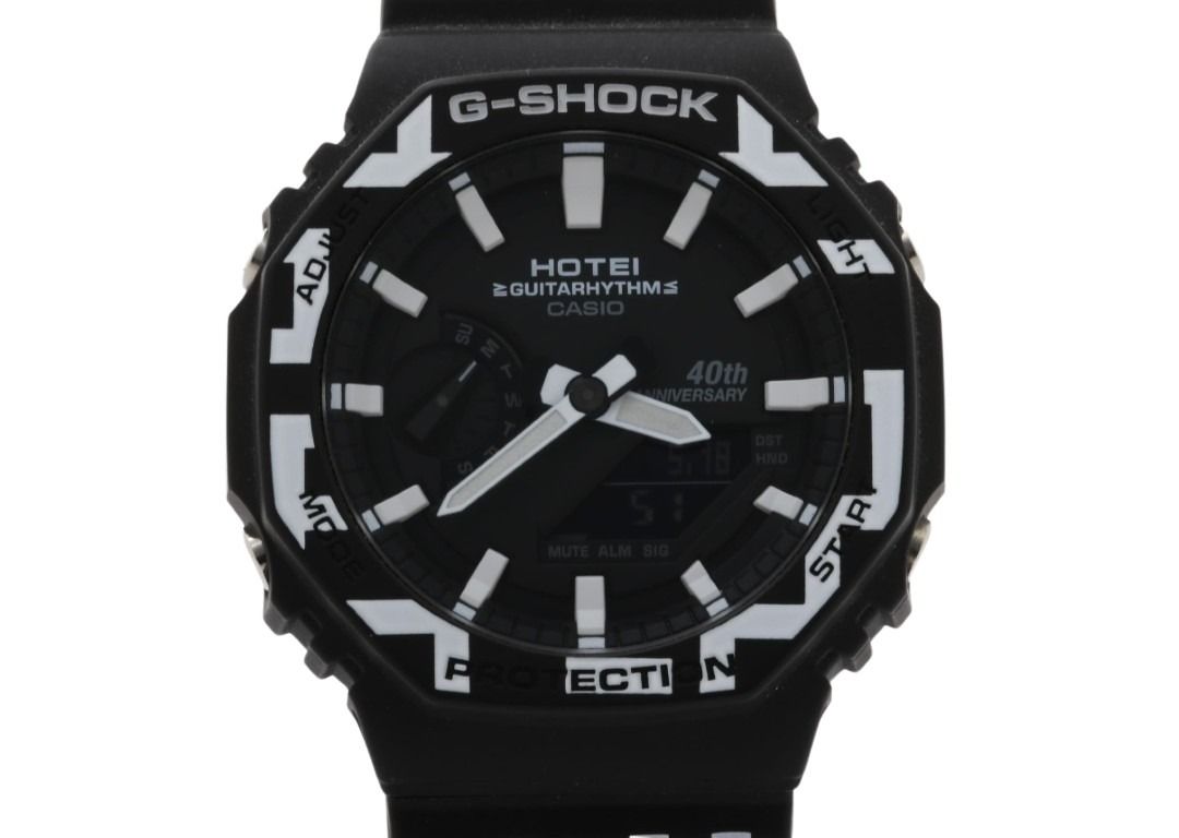 CASIO カシオ 腕時計 G-SHOCK 布袋寅泰コラボレーションモデル ANALOG-DIGITAL 2100 Series GA-2100HT-1AJR ブラック系 カーボンファイバー強化樹脂／樹脂 メンズ アナデジ 超美品