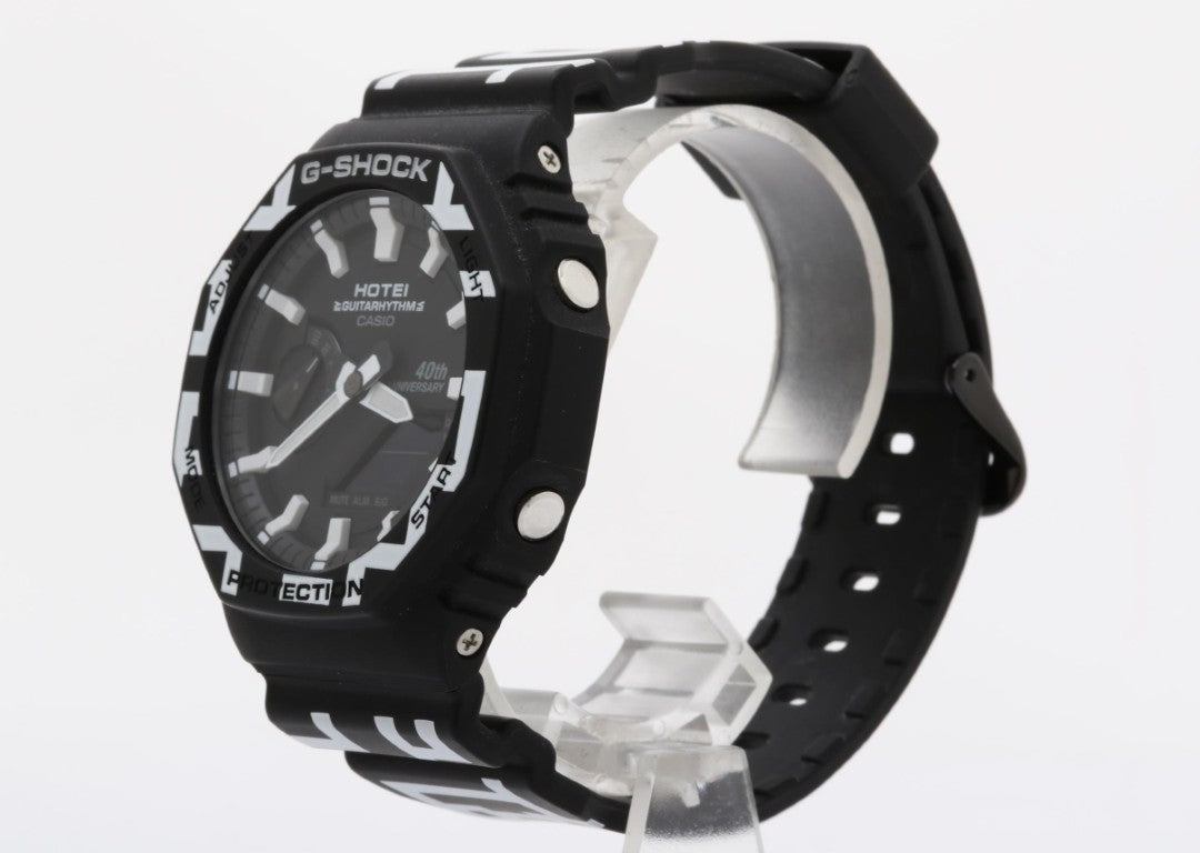 CASIO カシオ 腕時計 G-SHOCK 布袋寅泰コラボレーションモデル ANALOG-DIGITAL 2100 Series GA-2100HT-1AJR ブラック系 カーボンファイバー強化樹脂／樹脂 メンズ アナデジ 超美品