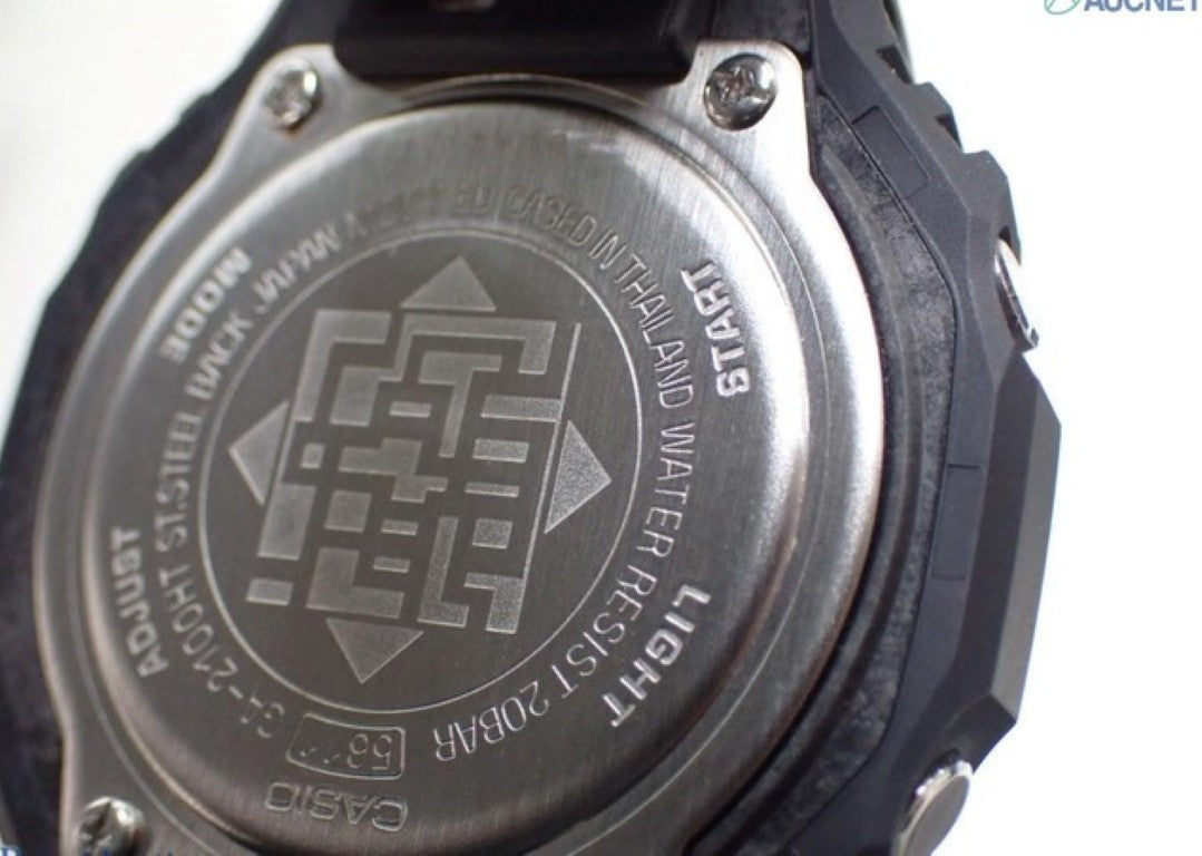 CASIO カシオ 腕時計 G-SHOCK 布袋寅泰コラボレーションモデル ANALOG-DIGITAL 2100 Series GA-2100HT-1AJR ブラック系 カーボンファイバー強化樹脂／樹脂 メンズ アナデジ 超美品