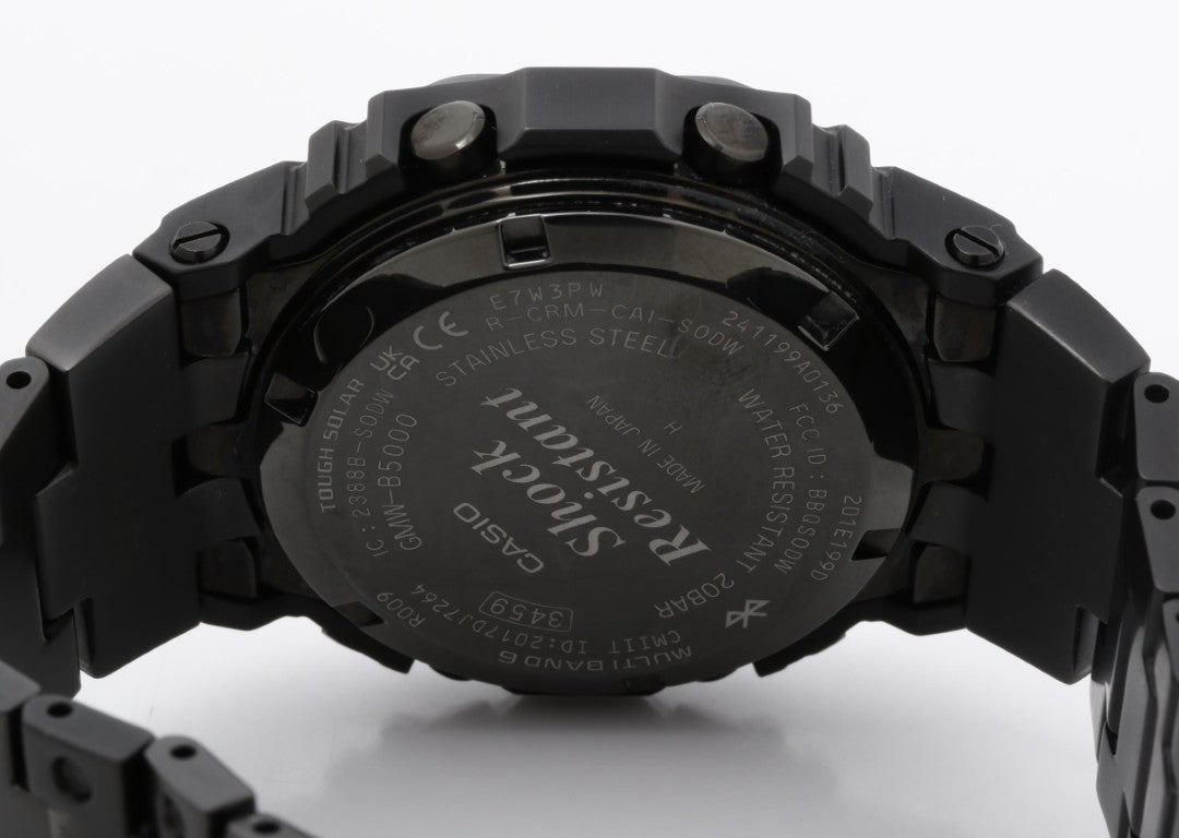 CASIO カシオ 腕時計 G-SHOCK FULL METAL 5000 SERIES GMW-B5000MB-1JF ブラック系 ステンレススチール メンズ デジタル 美品
