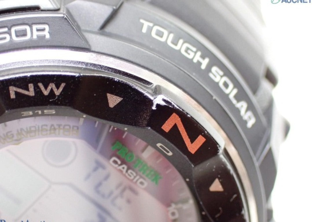 CASIO カシオ 腕時計 PRO TREK プロトレック Multifield Line PRW-2500-1JF ブラック系 樹脂／アルミ メンズ デジタル 美品