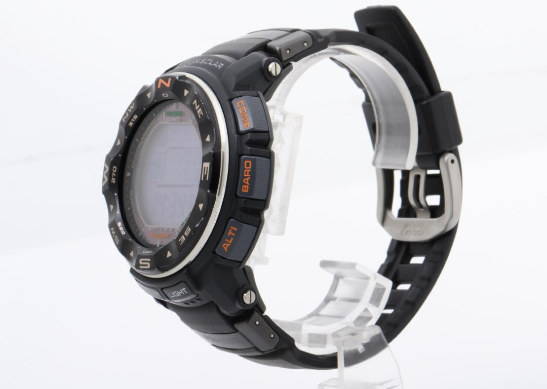 CASIO カシオ 腕時計 PRO TREK プロトレック Multifield Line PRW-2500-1JF ブラック系 樹脂／アルミ メンズ デジタル 美品