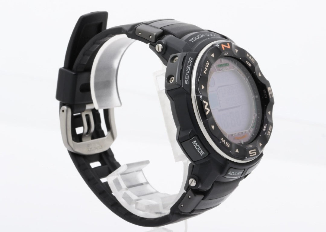 CASIO カシオ 腕時計 PRO TREK プロトレック Multifield Line PRW-2500-1JF ブラック系 樹脂／アルミ メンズ デジタル 美品