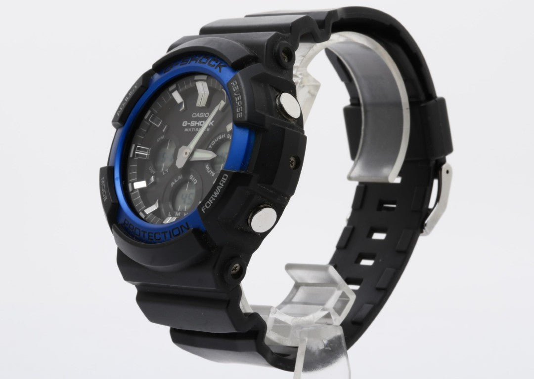 CASIO カシオ 腕時計 G-SHOCK ANALOG-DIGITAL GAW-100 SERIES GAW-100B-1A2JF ブラック系 樹脂／アルミ メンズ アナデジ 美品