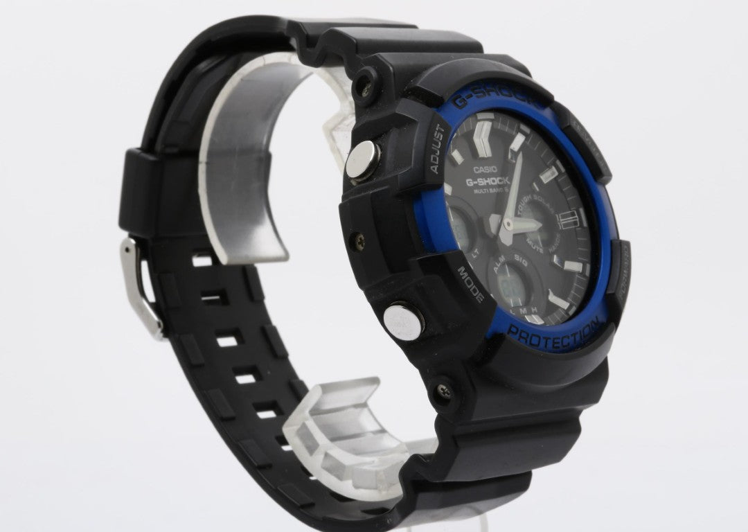 CASIO カシオ 腕時計 G-SHOCK ANALOG-DIGITAL GAW-100 SERIES GAW-100B-1A2JF ブラック系 樹脂／アルミ メンズ アナデジ 美品