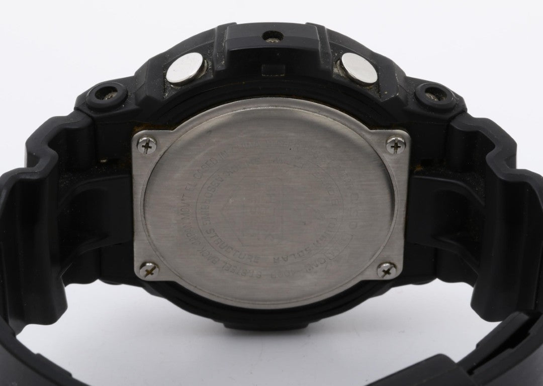 CASIO カシオ 腕時計 G-SHOCK ANALOG-DIGITAL GAW-100 SERIES GAW-100B-1A2JF ブラック系 樹脂／アルミ メンズ アナデジ 美品