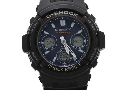 CASIO カシオ 腕時計 G-SHOCK ANALOG-DIGITAL AWG-100 M100 SERIES AWG-M100SBC-1AJF ブラック系 樹脂／ステンレススチール メンズ アナデジ 美品