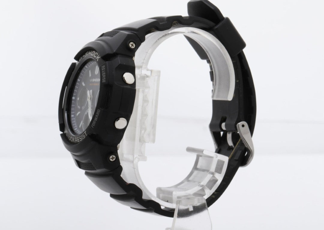 CASIO カシオ 腕時計 G-SHOCK ANALOG-DIGITAL AWG-100 M100 SERIES AWG-M100SBC-1AJF ブラック系 樹脂／ステンレススチール メンズ アナデジ 美品