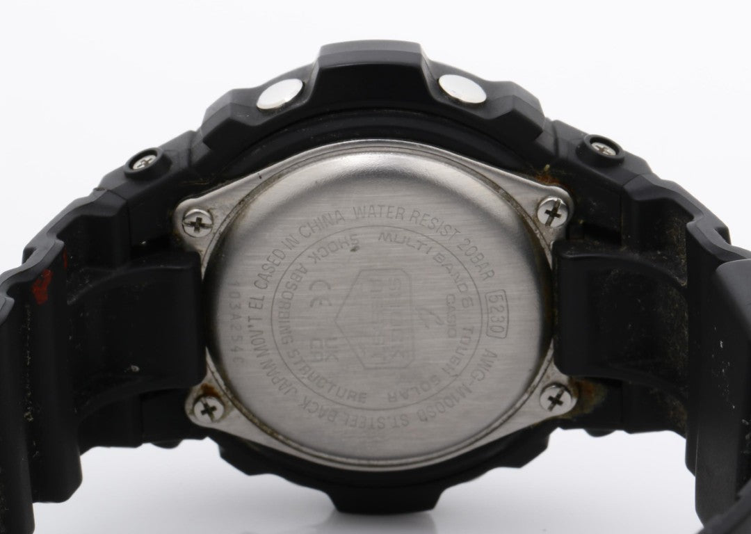CASIO カシオ 腕時計 G-SHOCK ANALOG-DIGITAL AWG-100 M100 SERIES AWG-M100SBC-1AJF ブラック系 樹脂／ステンレススチール メンズ アナデジ 美品