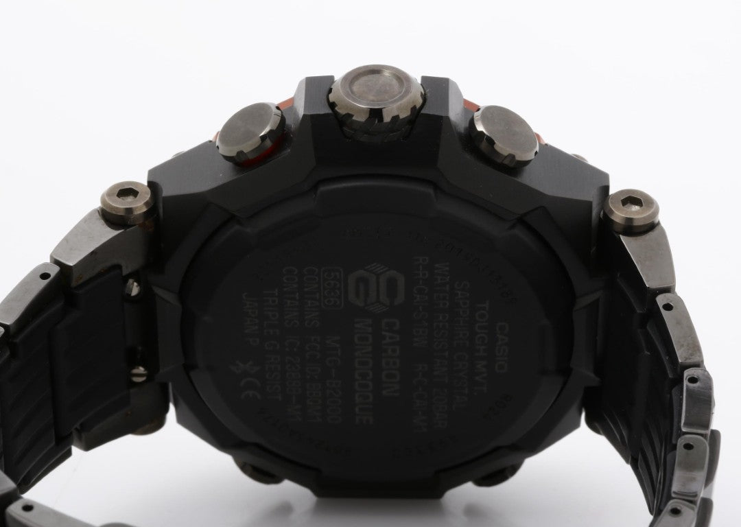 CASIO カシオ 腕時計 G-SHOCK MT-G MTG-B2000 Series MTG-B2000BD-1A4JF ブラック系 カーボンファイバー強化樹脂／ステンレススチール メンズ アナログ 美品