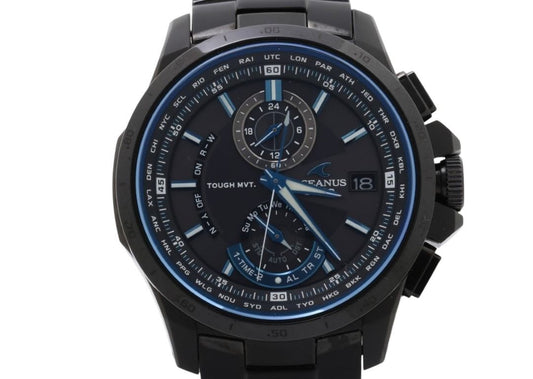 CASIO カシオ 腕時計 OCEANUS オシアナス OCW-T1000B-1AJF ブラック系 チタン メンズ アナログ 美品