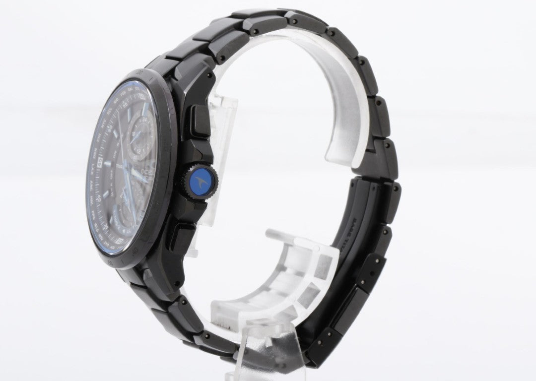 CASIO カシオ 腕時計 OCEANUS オシアナス OCW-T1000B-1AJF ブラック系 チタン メンズ アナログ 美品