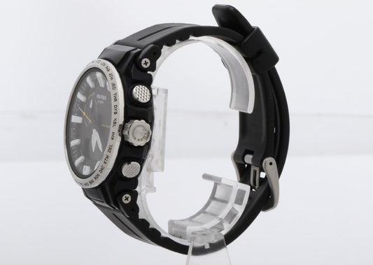 CASIO カシオ 腕時計 PRO TREK プロトレック Climber Line PRW-61-1AJF ブラック系 樹脂（バイオマスプラスチック）／ステンレススチール メンズ アナデジ 美品
