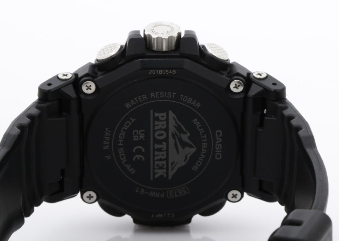CASIO カシオ 腕時計 PRO TREK プロトレック Climber Line PRW-61-1AJF ブラック系 樹脂（バイオマスプラスチック）／ステンレススチール メンズ アナデジ 美品