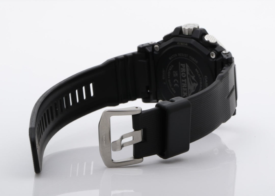 CASIO カシオ 腕時計 PRO TREK プロトレック Climber Line PRW-61-1AJF ブラック系 樹脂（バイオマスプラスチック）／ステンレススチール メンズ アナデジ 美品