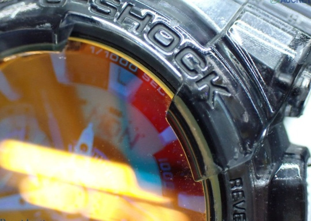 CASIO カシオ 腕時計 G-SHOCK ANALOG-DIGITAL 110 SERIES GA-110TLS-8AJF グラデーション クリアブラック系 樹脂 メンズ アナデジ 美品