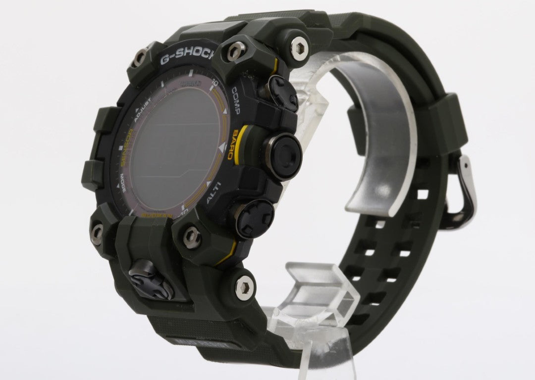 CASIO カシオ 腕時計 G-SHOCK MASTER OF G - LAND MUDMAN GW-9500-3JF ブラック カーキ系 カーボンファイバー強化樹脂（バイオマスプラスチック） 樹脂 メンズ デジタル 美品
