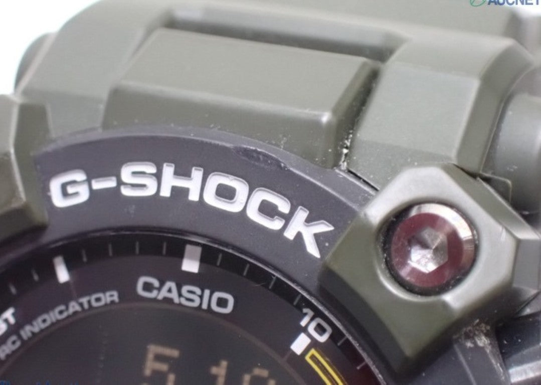 CASIO カシオ 腕時計 G-SHOCK MASTER OF G - LAND MUDMAN GW-9500-3JF ブラック カーキ系 カーボンファイバー強化樹脂（バイオマスプラスチック） 樹脂 メンズ デジタル 美品