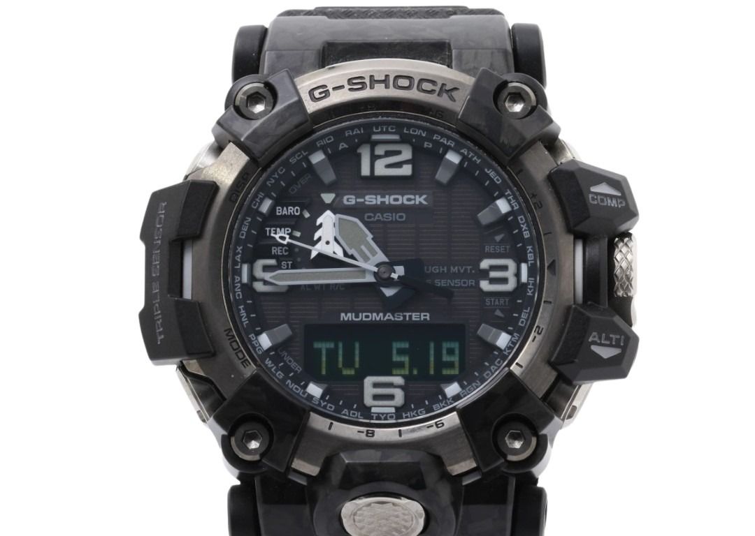 CASIO カシオ 腕時計 G-SHOCK MASTER OF G - LAND MUDMASTER GWG-2000-1A1JF ブラック系 ステンレス 樹脂 メンズ アナデジ 超美品