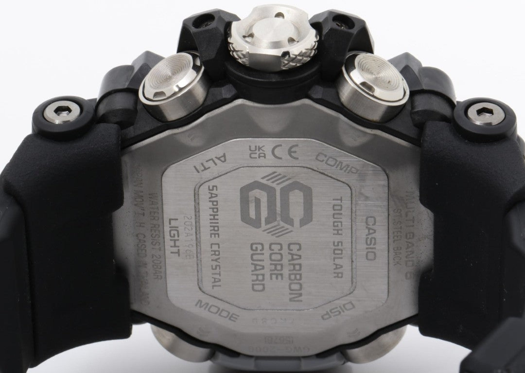 CASIO カシオ 腕時計 G-SHOCK MASTER OF G - LAND MUDMASTER GWG-2000-1A1JF ブラック系 ステンレス 樹脂 メンズ アナデジ 超美品