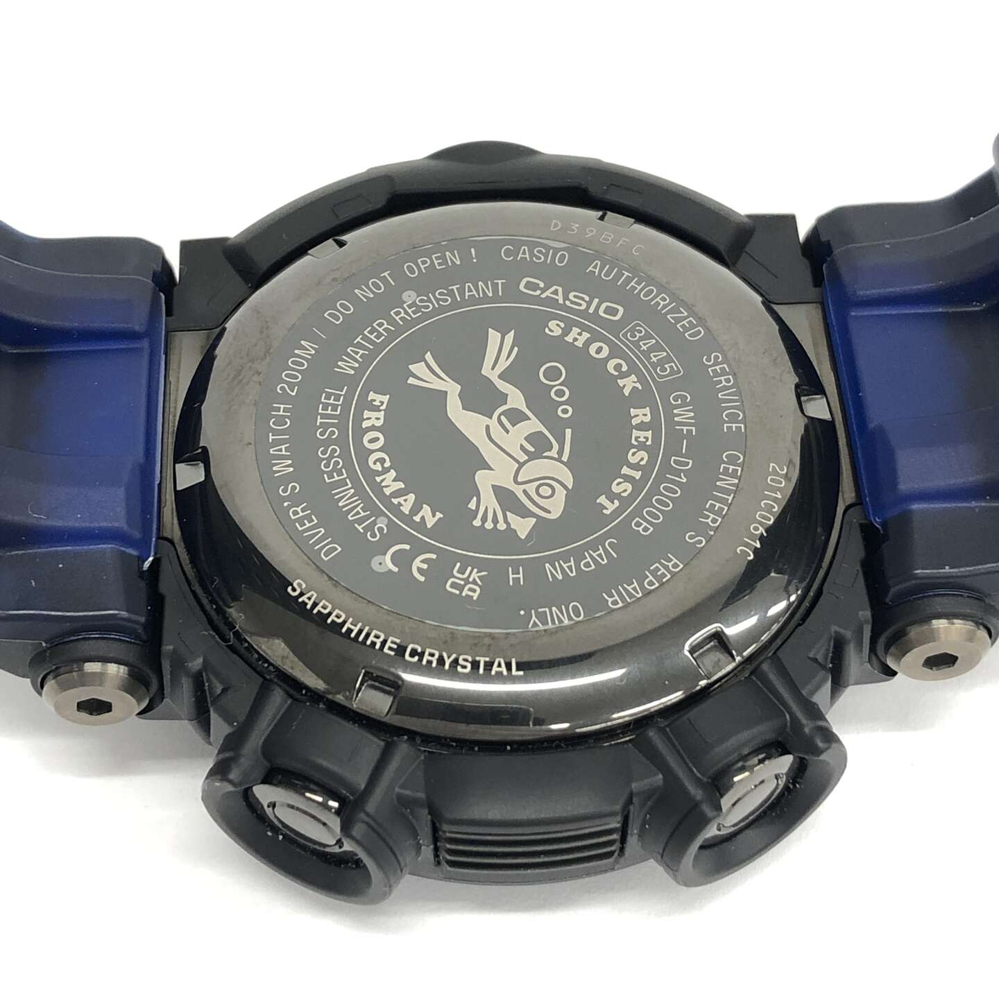 CASIO カシオ 時計 G-SHOCK MASTER OF G - SEA FROGMAN GWF-D1000B-1JF ブラック系 ステンレススチール／樹脂 メンズ 超美品