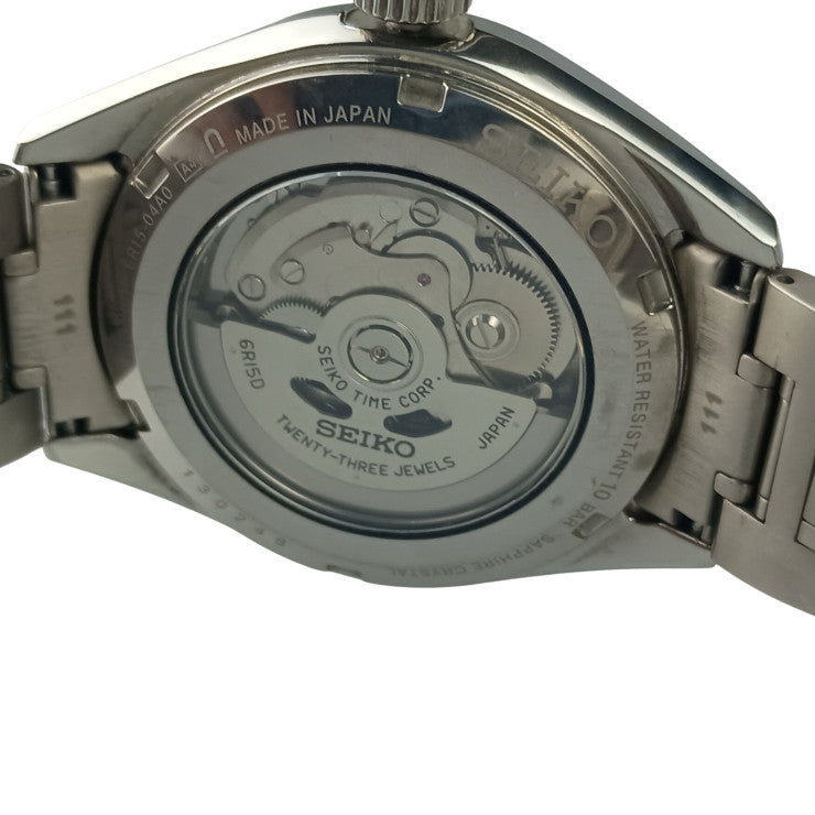 SEIKO セイコー 時計 プレサージュ 6R15-04A0 SARX057 ブラック シルバー系 チタン メンズ アナログ 美品