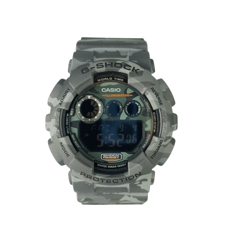 CASIO カシオ 時計 G-SHOCK GD-120CM-8JR ブラック 迷彩（グレー系） 樹脂 メンズ カモフラ デジタル 新品未使用展示品