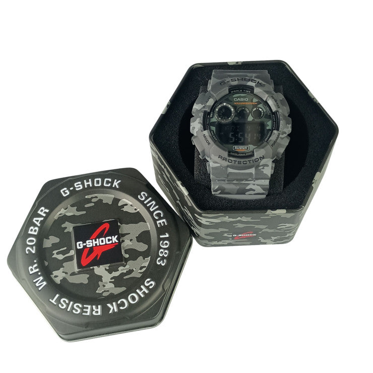 CASIO カシオ 時計 G-SHOCK GD-120CM-8JR ブラック 迷彩（グレー系） 樹脂 メンズ カモフラ デジタル 新品未使用展示品