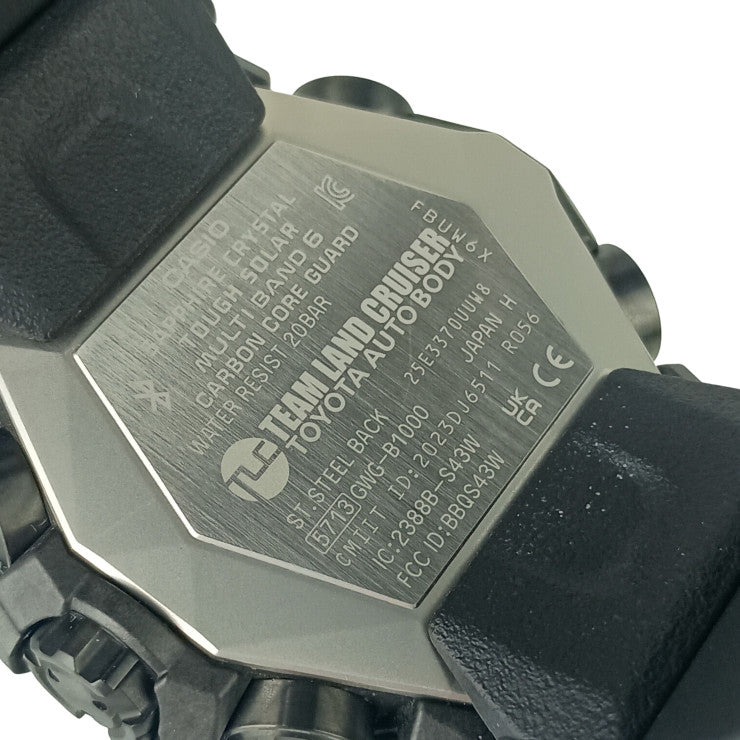 CASIO カシオ 時計 G-SHOCK マッドマスター TEAM LAND CRUISER TOYOTA AUTO BODY コラボレーションモデル GWG-B1000TLC-1AJR ブラック系 メンズ アナデジ ソーラー電波 超美品