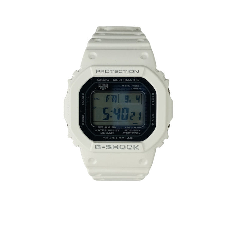 CASIO カシオ 時計 G-SHOCK DIGITAL 5000 SERIES GW-5000HS-7JF ブラック ホワイト系 ステンレススチール／樹脂 樹脂バンド メンズ デジタル 美品
