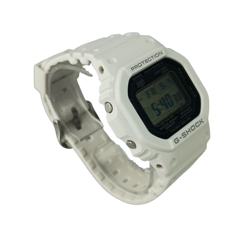 CASIO カシオ 時計 G-SHOCK DIGITAL 5000 SERIES GW-5000HS-7JF ブラック ホワイト系 ステンレススチール／樹脂 樹脂バンド メンズ デジタル 美品