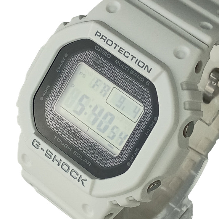CASIO カシオ 時計 G-SHOCK DIGITAL 5000 SERIES GW-5000HS-7JF ブラック ホワイト系 ステンレススチール／樹脂 樹脂バンド メンズ デジタル 美品