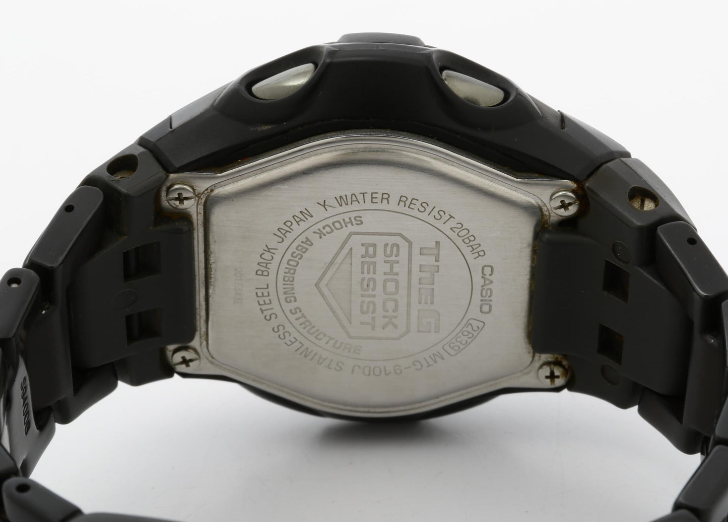 CASIO カシオ 時計 GSHOCK MTG910DJ ブラック ステンレススチール メンズ デジタル