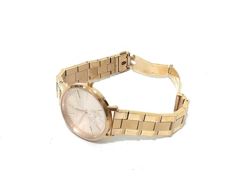 Michael Kors マイケルコース 腕時計 ジャリン MK-3501 ピンクゴールド系 ステンレス メンズ 3針 クォーツ アナログ 美品
