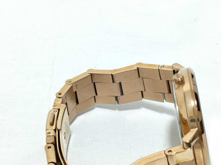 Michael Kors マイケルコース 腕時計 ジャリン MK-3501 ピンクゴールド系 ステンレス メンズ 3針 クォーツ アナログ 美品