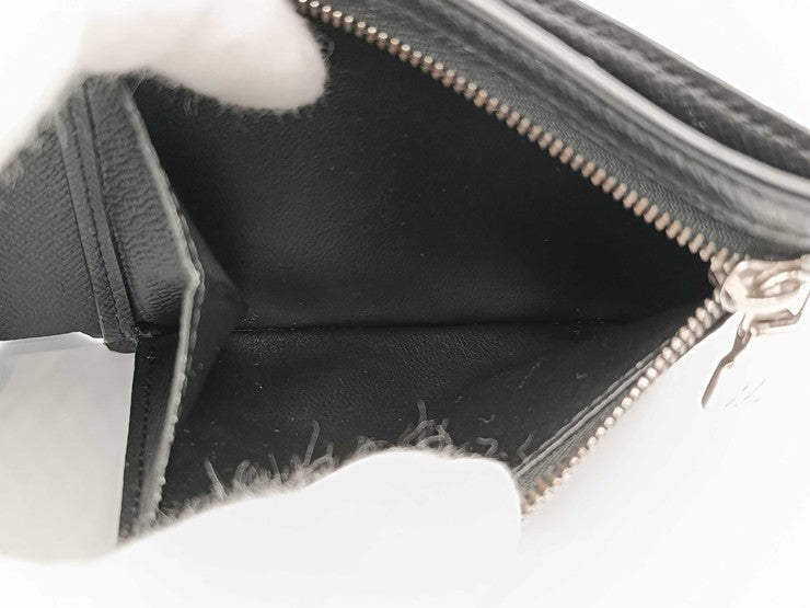 LOUIS VUITTON ルイヴィトン 二つ折り財布 アメリゴNM N60053 ブラック系 ダミエ グラフィット メンズ